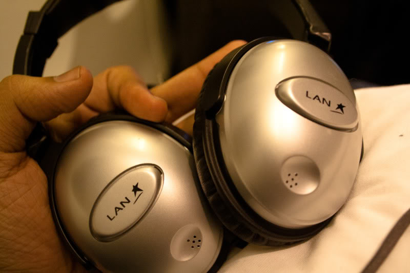 a pair of silver headphones