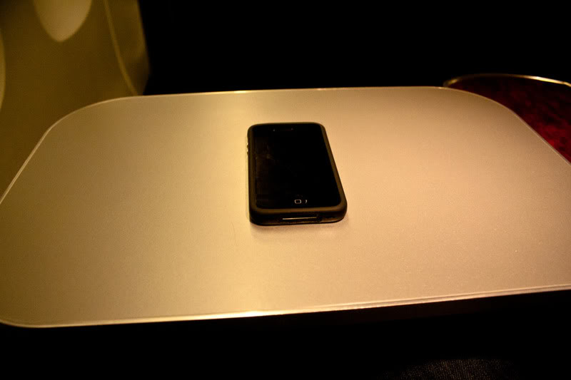 a cell phone on a table