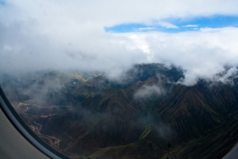 clouds above a mountain