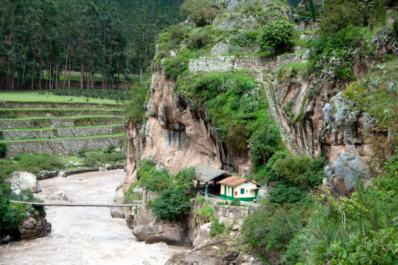 a house on a cliff