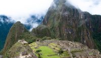 a stone city on Machu Picchu