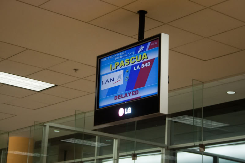 a sign from the ceiling