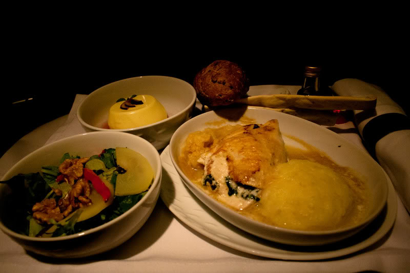 a plate of food on a table