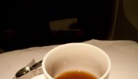 a cup of tea on a table