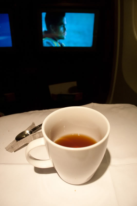 a cup of tea on a table