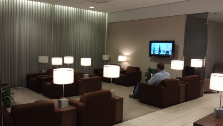 a man sitting in a waiting room