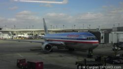an airplane at an airport
