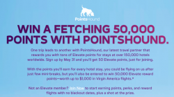 a blue and white advertisement