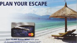 Special Offer: 7.66 miles per Dollar Spent on US Airways Credit Card