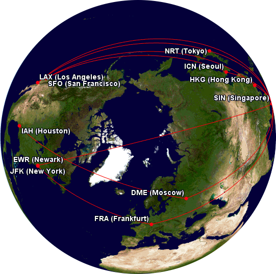 Singapore Airlines Routes to the USA