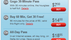 Save on GoGo In-flight Internet with Delta