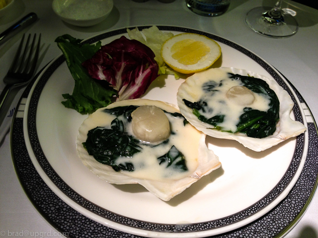 singapore-first-class-icn-sin-scallops