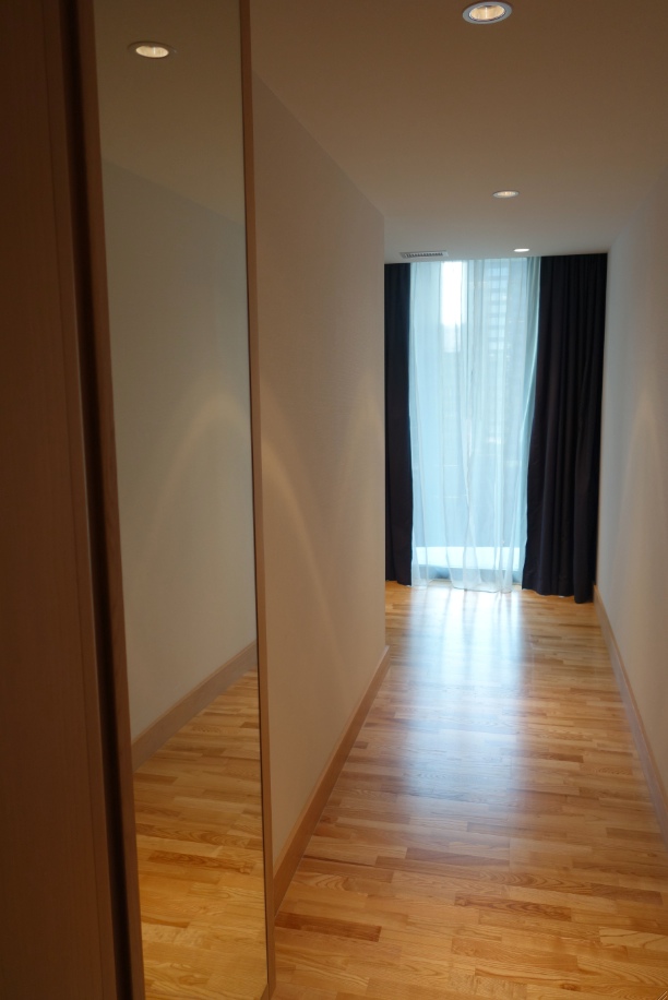 Entry hallway with wardrobe