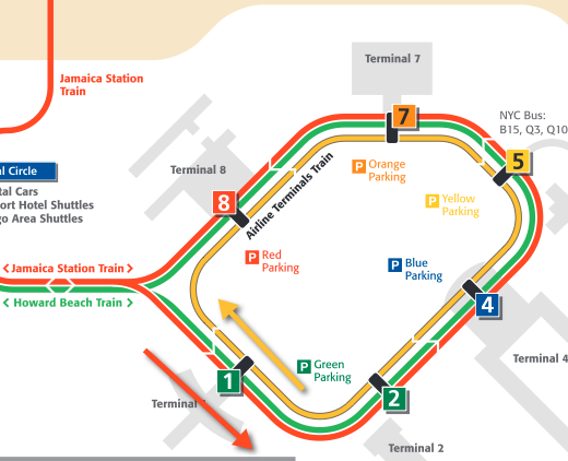 Outer loop goes counterclockwise; inner loop goes clockwise