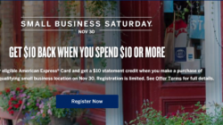 American Express Small Business Saturday Returns for 2013