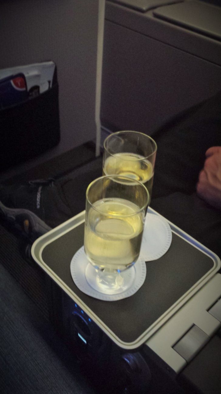 British Airways A380 Premium Economy Champagne 
