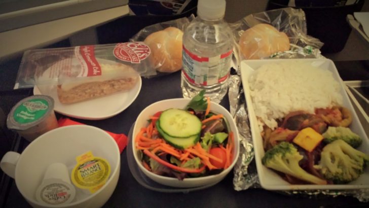 British Airways Vegetarian meal