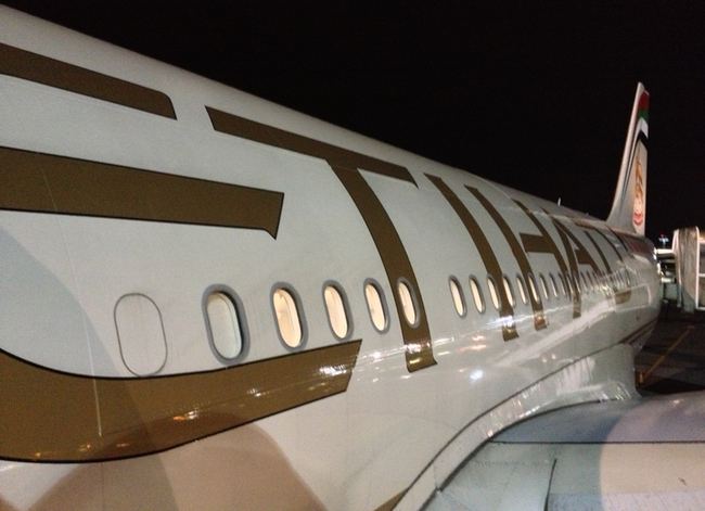 a close up of a plane