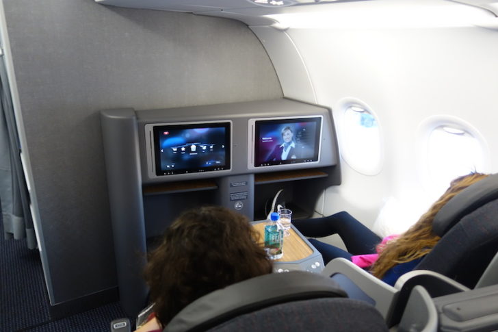 Bulkhead row of Business Class