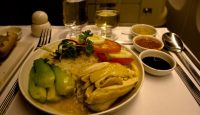 a plate of food on a table