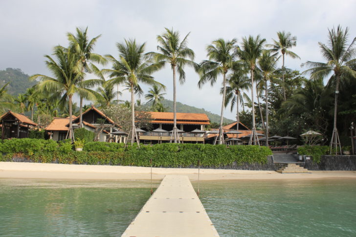 Hotel Grounds from Floating Dock