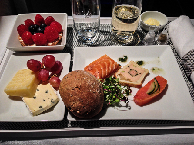 brussels-business-class-first-course