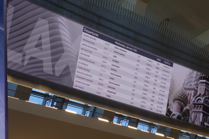 TBIT departures board