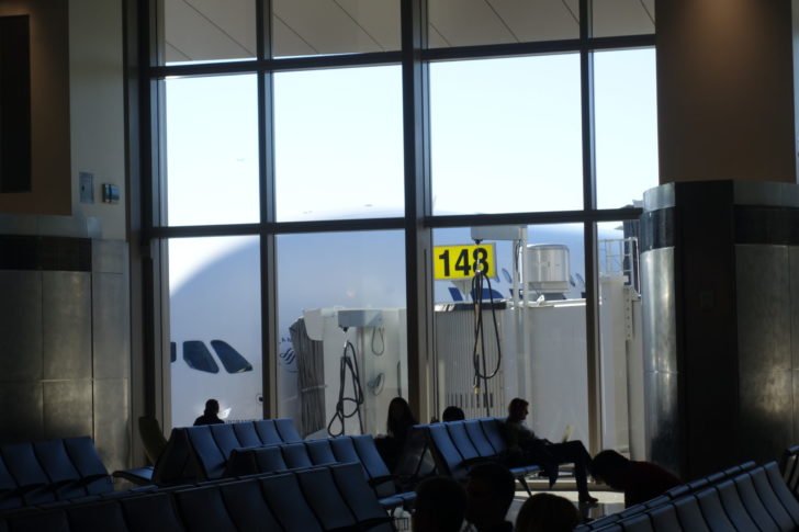 Air France A380 lurking in the background