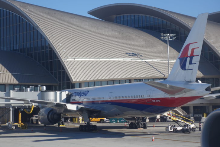 Malaysia Airlines 777-200 (which will stop LAX service soon)