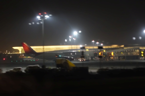 Air India 747 and the new Terminal 2 in the background