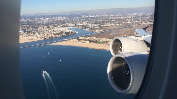 Takeoff over Marina del Rey