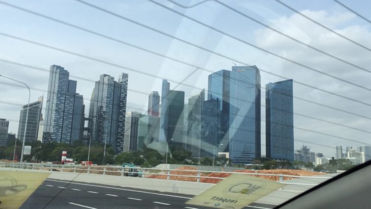 Singapore CBD from the new MCE