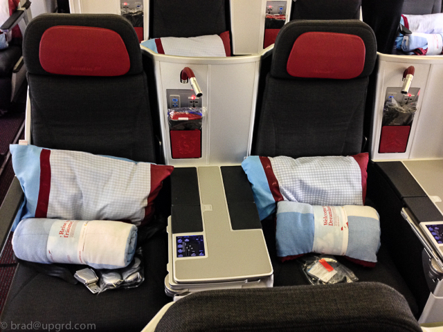 austrian airlines business class 767