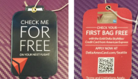 a close up of a tag