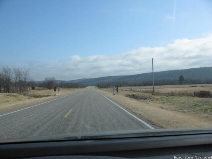 Oklahoma Highway 43 - Nearing Sardis Lake