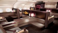 a close-up of a business class