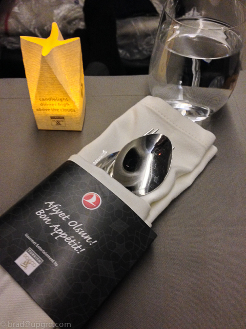 turkish-business-class-from-houston-utensils