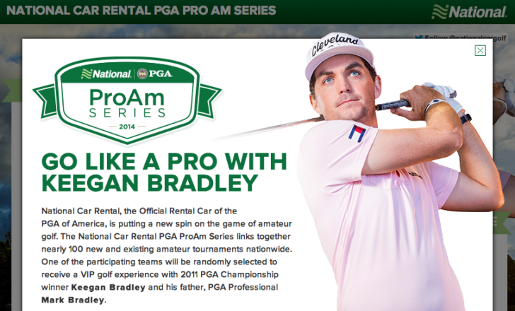 National PGA sweepstakes