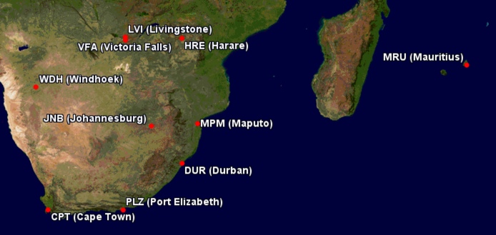 Comair Destinations