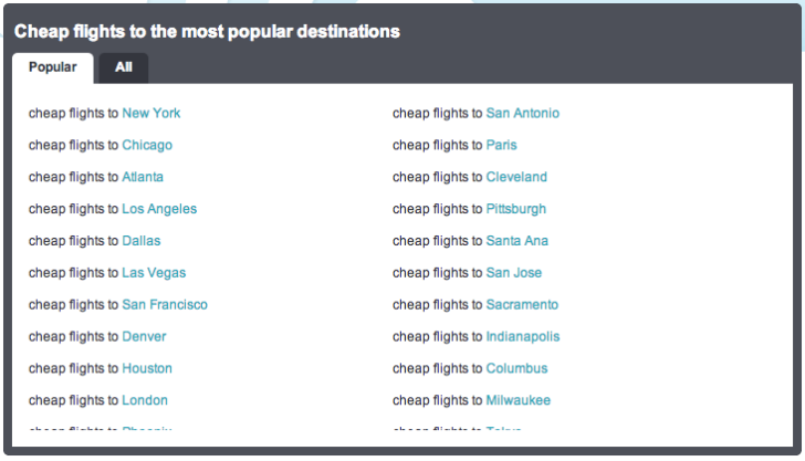 Skyscanner random cities