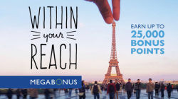 Up to 25,000 Bonus Points with Marriott MegaBonus