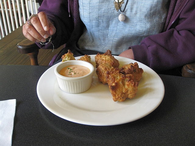 Frontier Tavern at the Historic Bedford Springs Resort - seafood fritters