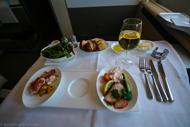 lufthansa-first-toronto-munich-appetizers