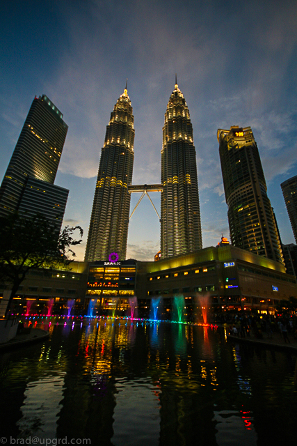 petronas-dusk