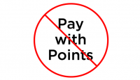 a sign with a red circle