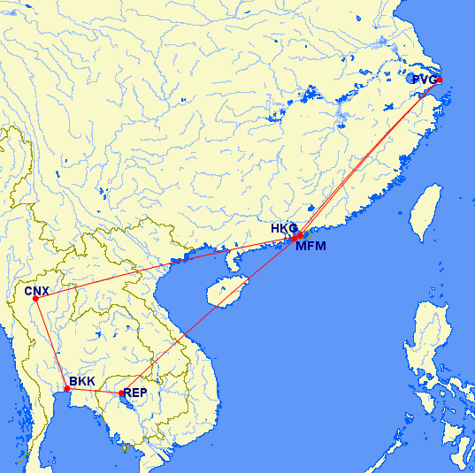 Southeast Asia itinerary