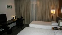 two beds in a room