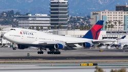 a plane taking off from a runway