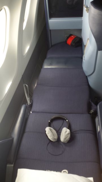 AirBerlin Business Class bed