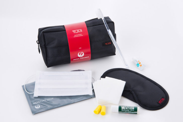 JAL s New Tumi Amenity Kit Travel Codex